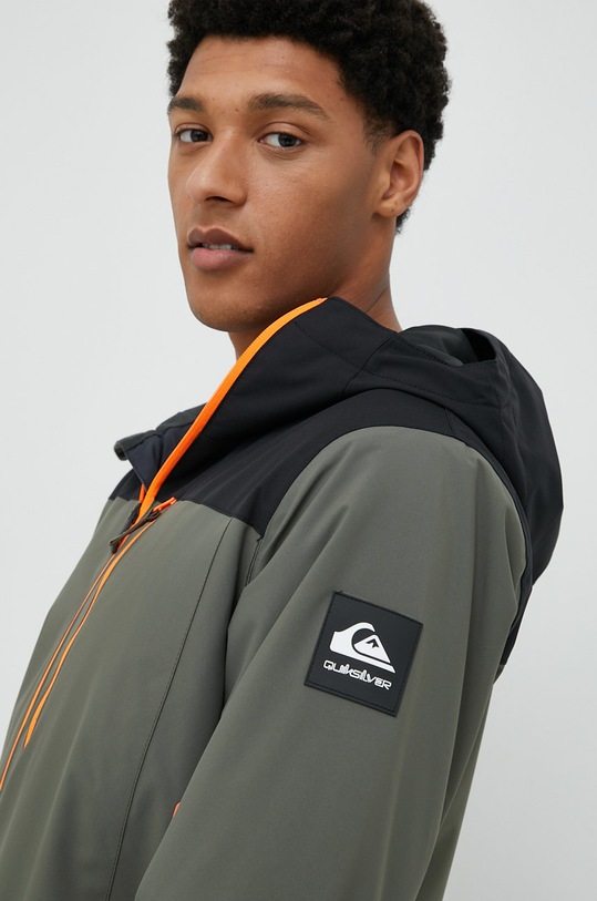 Odzież Quiksilver kurtka Morton EQYTJ03375 zielony