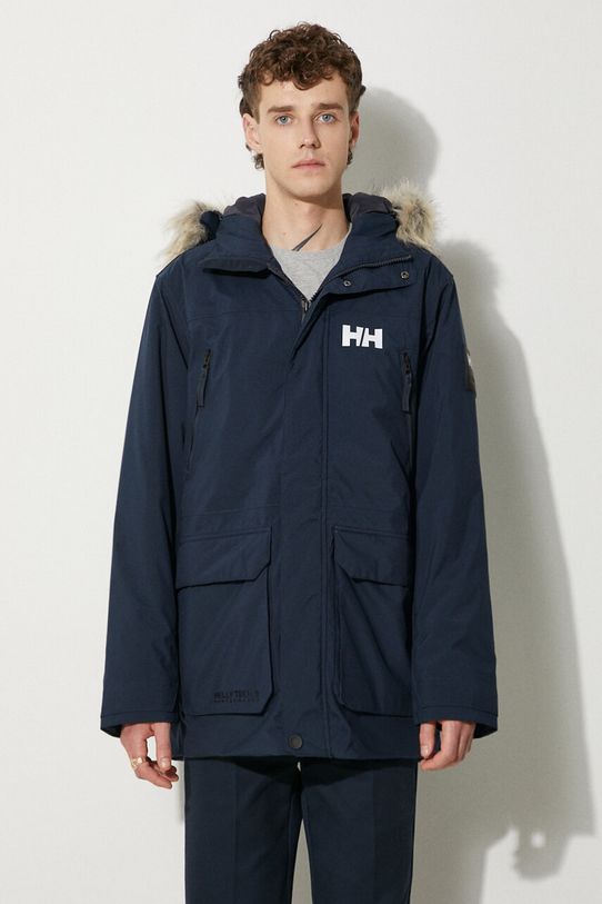 Bunda Helly Hansen REINE PARKA jemné zateplenie tmavomodrá 53630