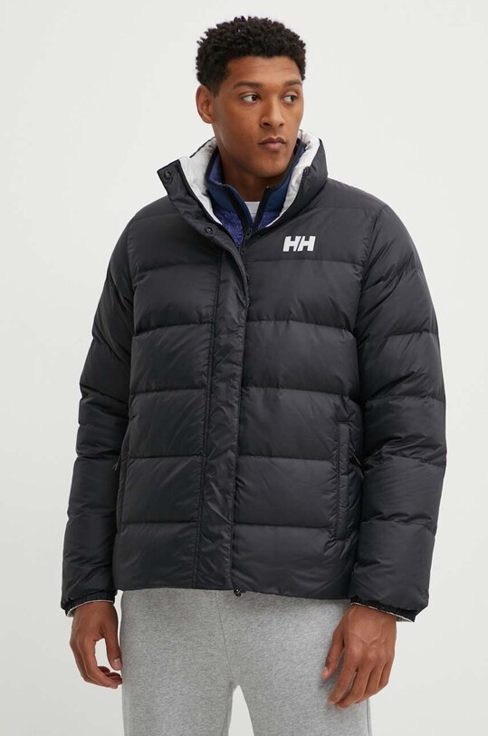 Helly Hansen kurtka puchowa dwustronna HH REVERSIBLE DOWN bez kaptura czarny 53890