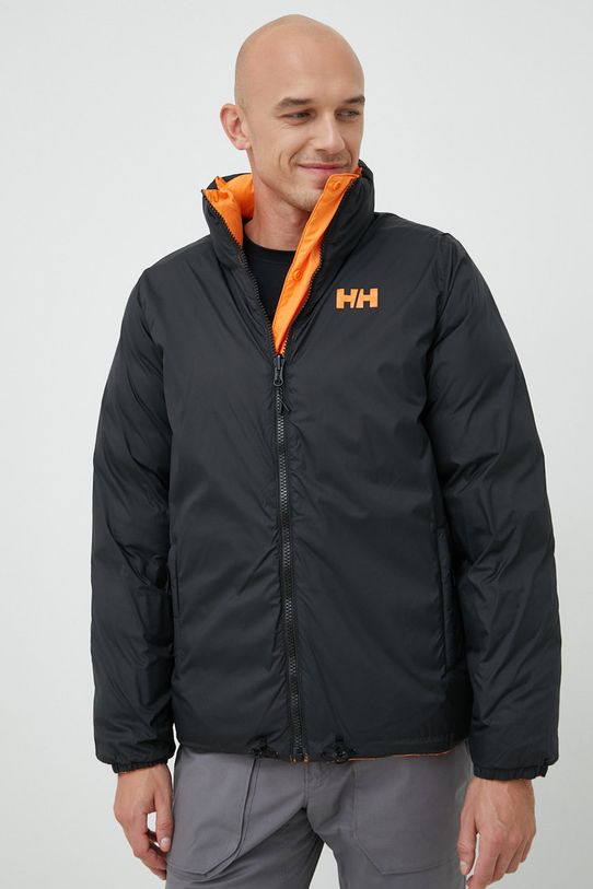 Oboustranná péřová bunda Helly Hansen HH REVERSIBLE DOWN s podšívkou oranžová 53890