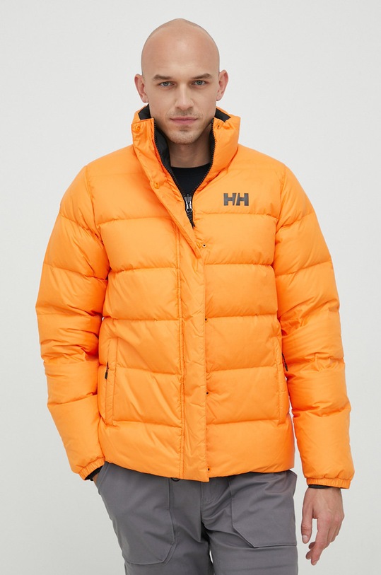 Oboustranná péřová bunda Helly Hansen HH REVERSIBLE DOWN 53890 oranžová AW24