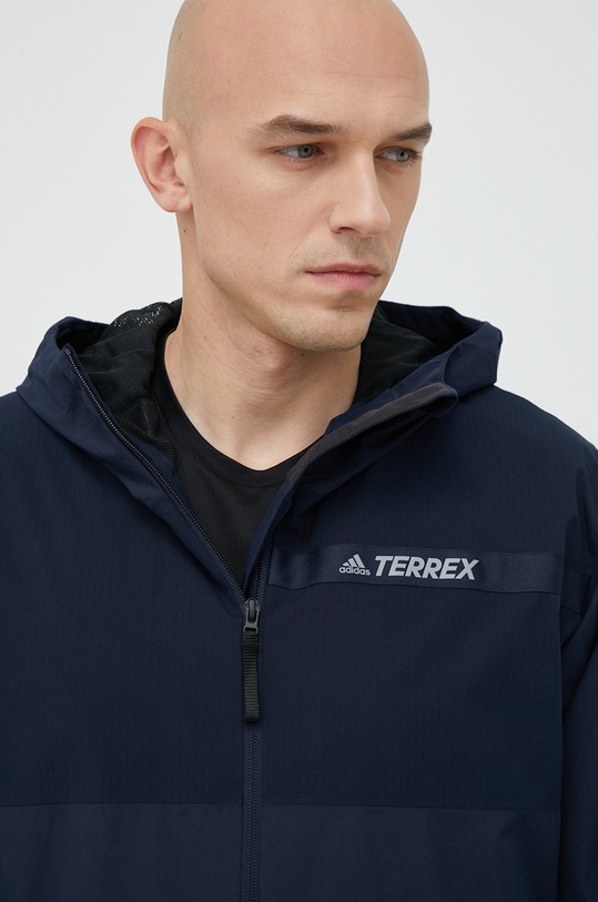 adidas TERREX kurtka przeciwdeszczowa Multi granatowy HF0829