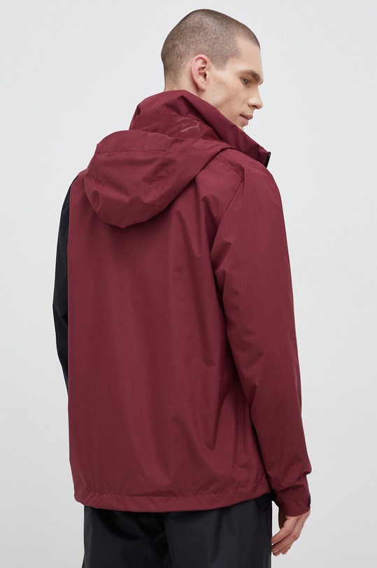Odzież adidas TERREX kurtka przeciwdeszczowa Multi HI1625 bordowy