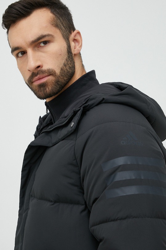 Péřová bunda adidas Performance černá HG8581