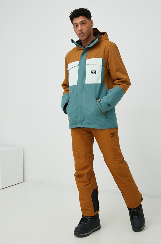 Bunda Rip Curl Pinnacle 004MOU hnědá AW22
