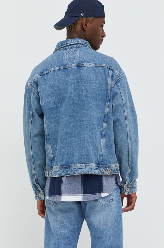 Ρούχα Τζιν μπουφάν Jack & Jones Jjikevin 12216777.BlueDenim μπλε