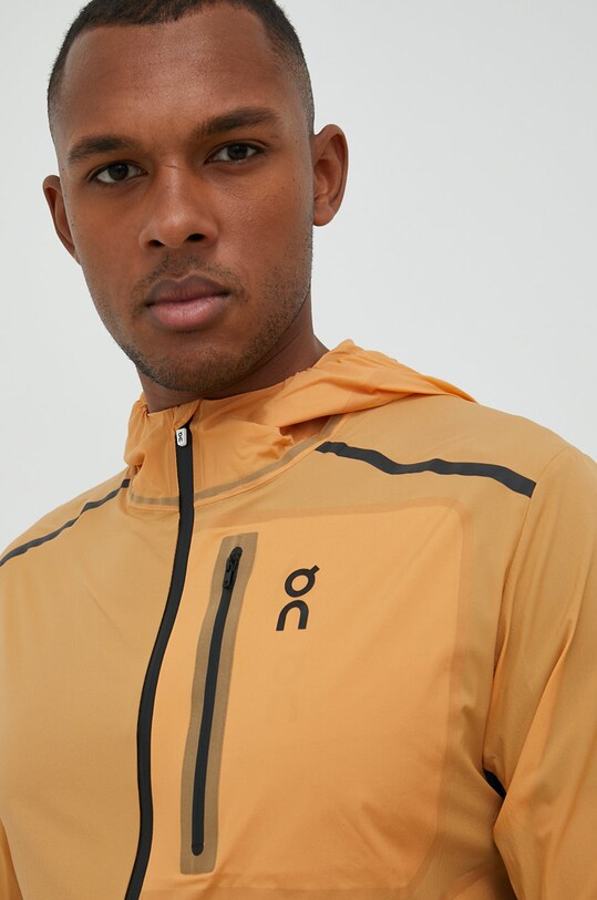 On-running giacca da corsa Weather arancione 1040076