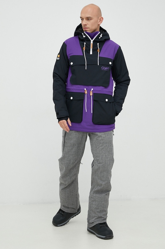 Colourwear kurtka snowboardowa Essential 7010293 fioletowy AW22