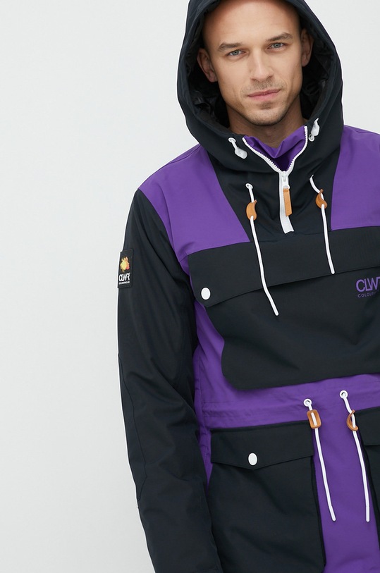 Colourwear kurtka snowboardowa Essential 7010293 fioletowy