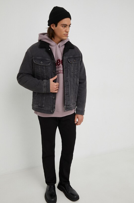 Lee giacca di jeans L87ABBFC grigio AW22