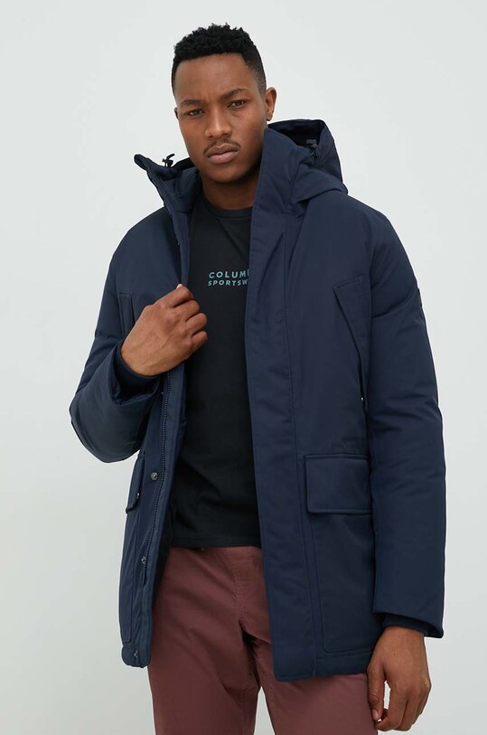 Пухено спортно яке Peak Performance Ground лека изолация тъмносин G77957