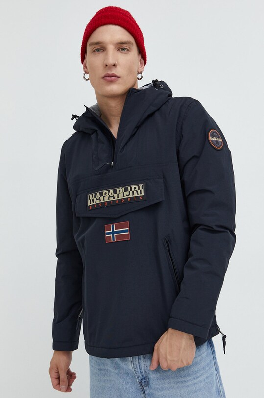 Jakna Napapijri Planet friendly crna NP0A4GMD0411