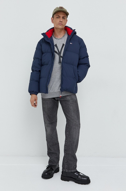 Tommy Jeans kurtka puchowa DM0DM15447.9BYY granatowy SS23