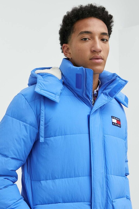 Bunda Tommy Jeans s podšívkou modrá DM0DM14392.9BYY