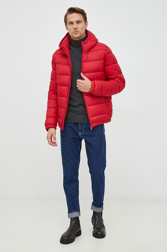 United Colors of Benetton kurtka 2NIWUN01M.281 czerwony AW22