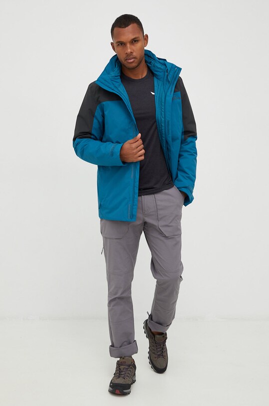 Μπουφάν Jack Wolfskin Romberg 3in1 1115251 μπλε AW23