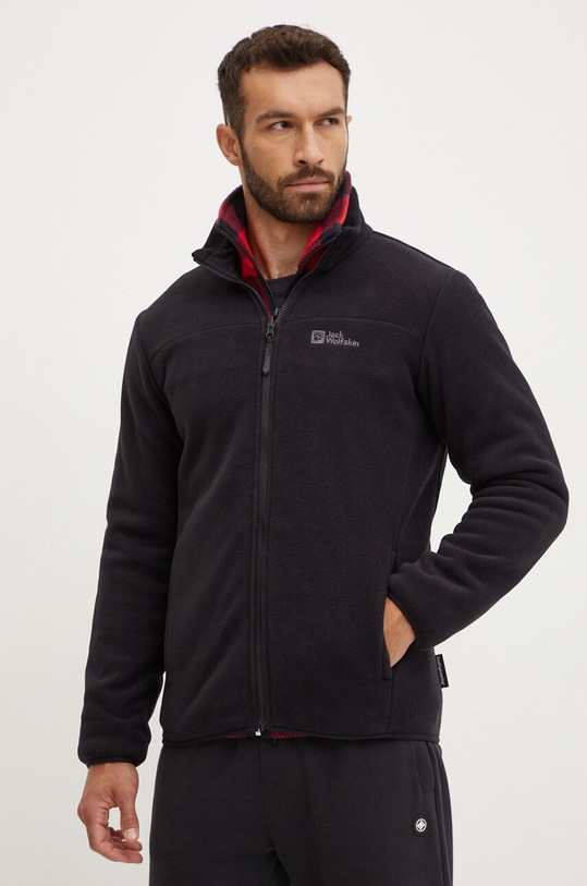 Jack Wolfskin jacheta de exterior Taubenberg 3in1 1115311 negru AW25