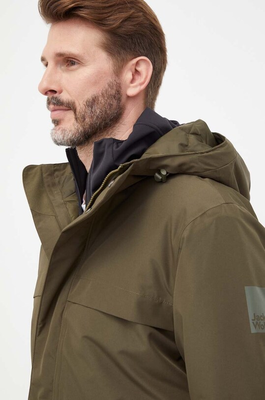 Jack Wolfskin geaca verde 1115471
