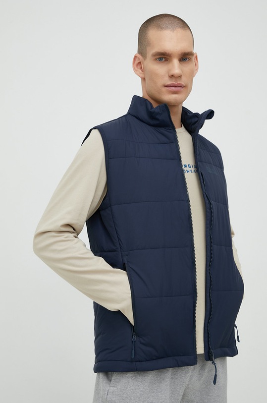 Športová vesta Jack Wolfskin Bergland Ins jemné zateplenie tmavomodrá 1206901