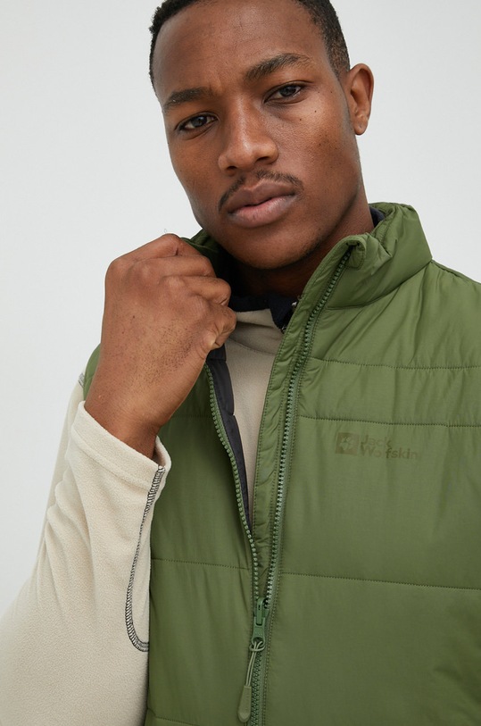 Jack Wolfskin bezrękawnik sportowy Bergland Ins zielony 1206901