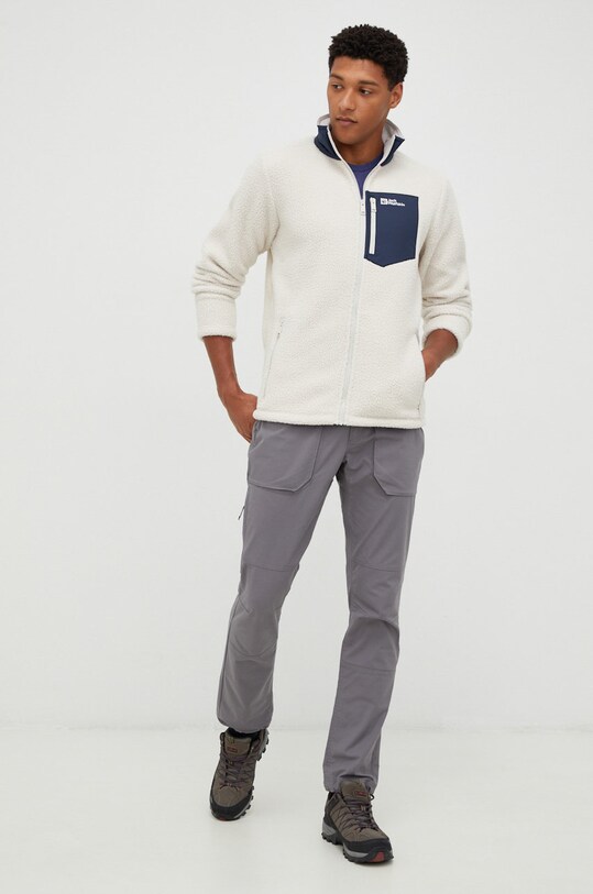Μπλούζα Jack Wolfskin 1709002 μπεζ AW22