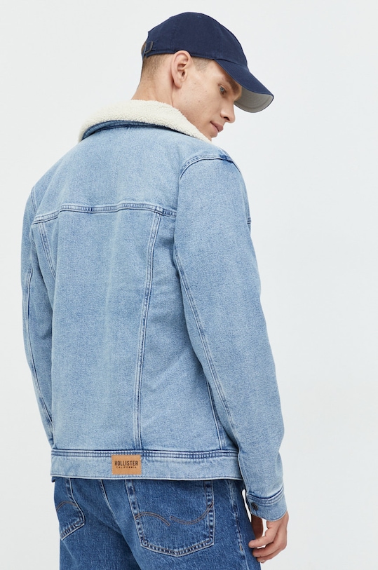 Odzież Hollister Co. kurtka jeansowa KI332.2170.230 niebieski