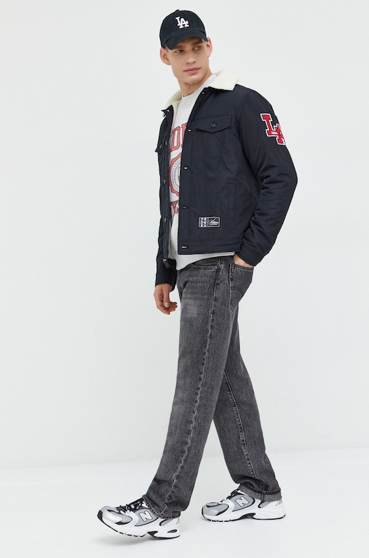 Hollister Co. kurtka KI332.2172.900 czarny AW22