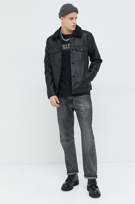 Bunda Hollister Co. KI332.2179.900 černá AW22