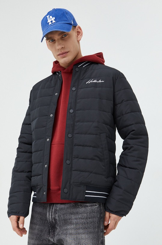 Hollister Co. geaca bomber cu captuseala negru KI332.2526.900