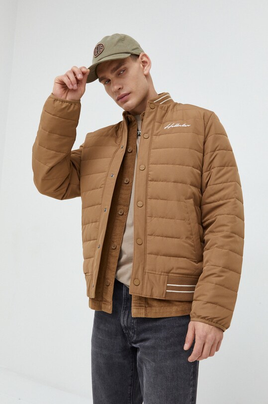 Hollister Co. geaca bomber KI332.2527.475 maro AW22