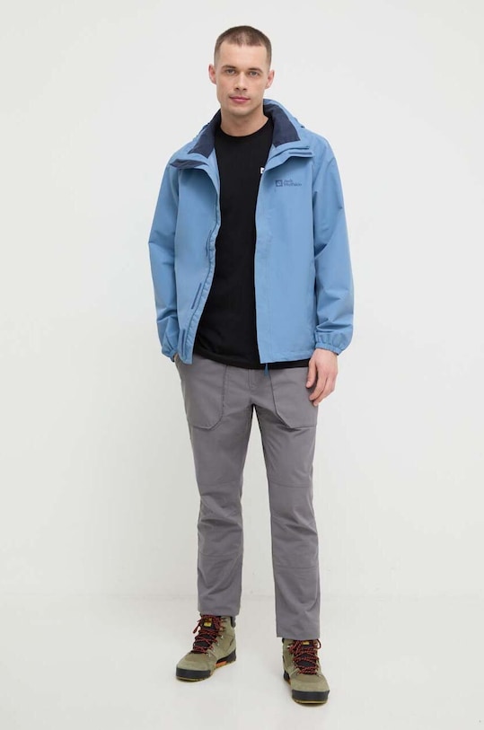 Turistická bunda Jack Wolfskin STORMY POINT 2L JKT 1111142 modrá AW24