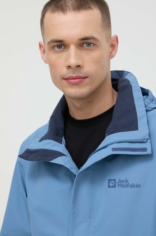 Turistická bunda Jack Wolfskin STORMY POINT 2L JKT modrá 1111142