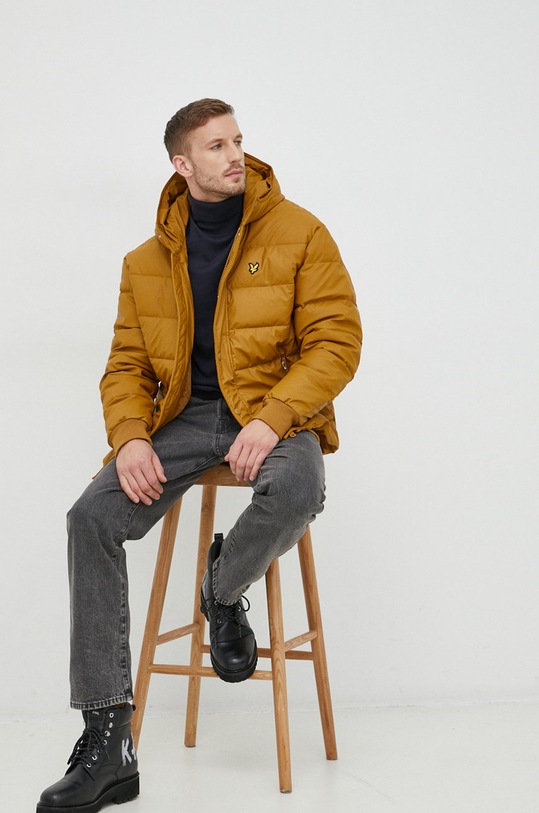 Bunda Lyle & Scott s podšívkou zlatá JK1707V.W704