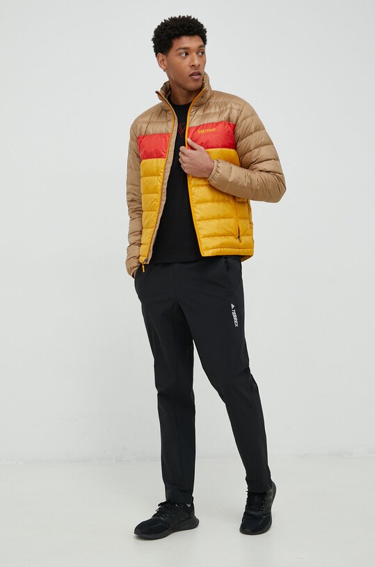 Marmot geaca sport din puf Ares 71260 galben AW22
