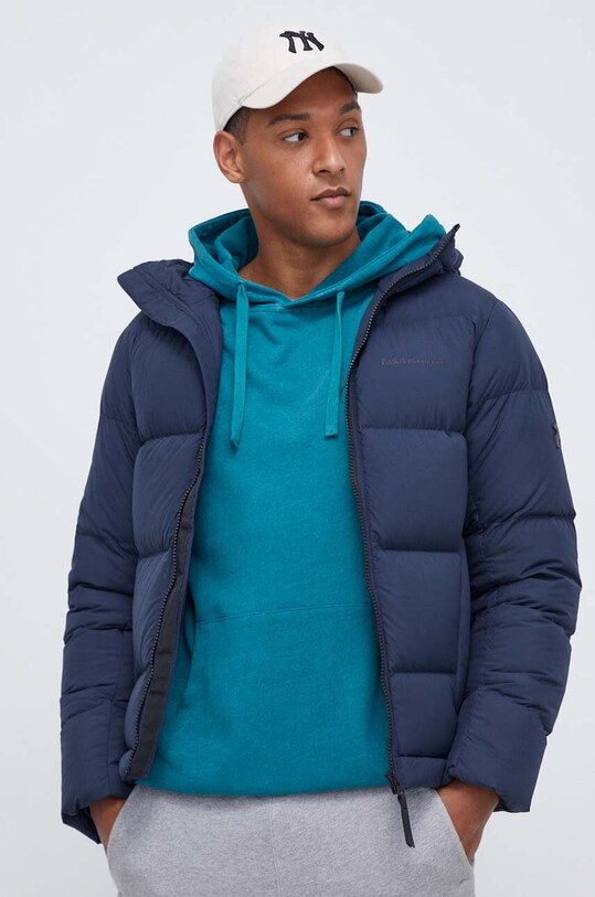 Peak Performance geaca de puf cu captuseala bleumarin G77962