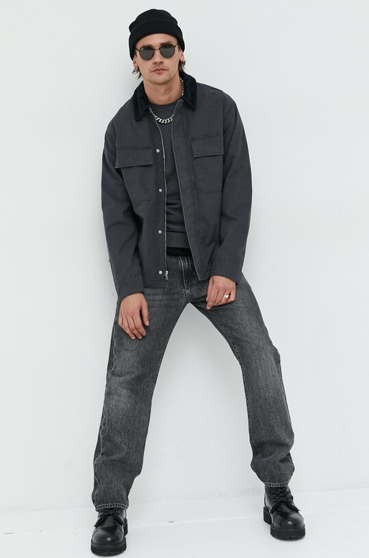 Abercrombie & Fitch kurtka bez kaptura szary KI132.3726.900