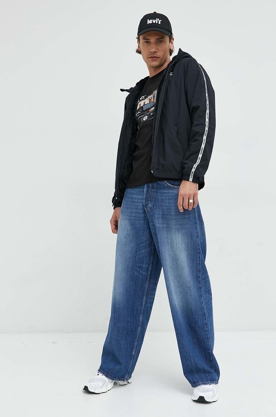 Hollister Co. kurtka KI332.2418.900 czarny AW22