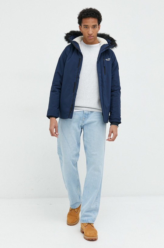 Hollister Co. kurtka KI332.2823.200 granatowy AW22