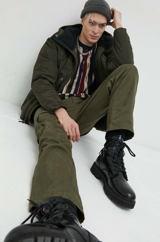 Abercrombie & Fitch kurtka KI132.3038.330 zielony AW22