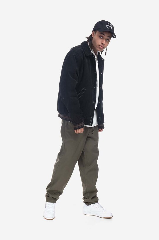 thisisneverthat kurtka sztruksowa Originals Corduroy Varsity TN223WOWLS02 czarny AW22