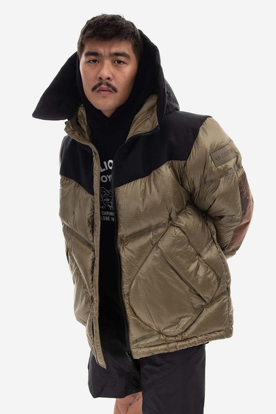 Пухова куртка Griffin Bonded Atlantic Parka без капюшона зелений GW22.03B