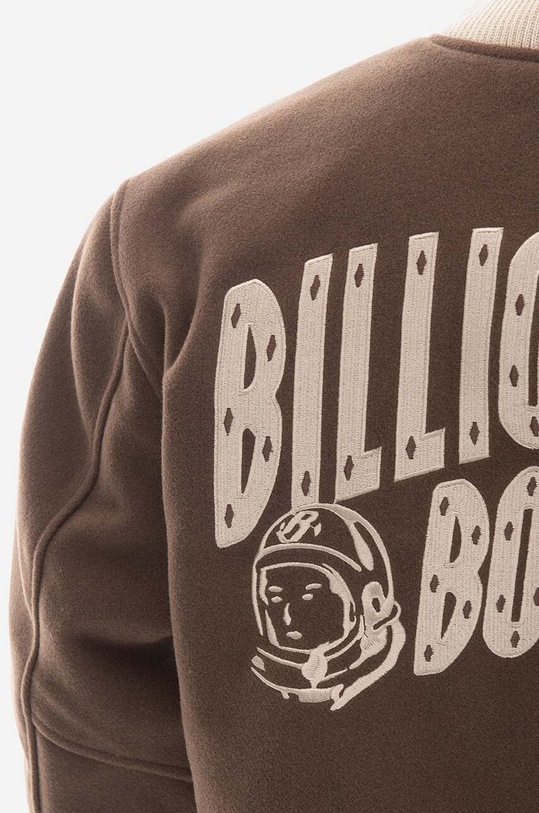 Bomber μπουφάν από μαλλί Billionaire Boys Club Astro Varsity Jacket B22301 καφέ