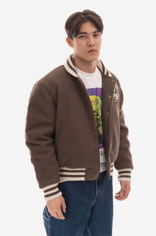 Bomber μπουφάν από μαλλί Billionaire Boys Club Astro Varsity Jacket B22301