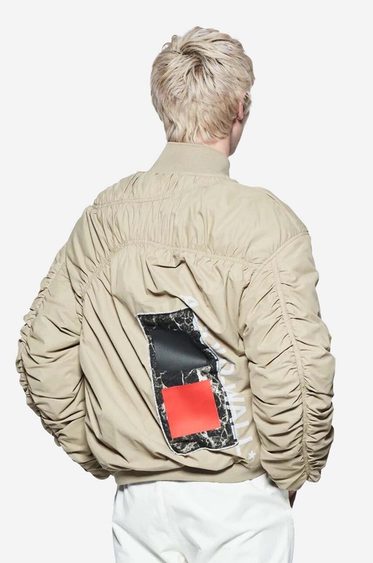 Oblečení Bomber bunda A-COLD-WALL* Cubist Ruche Bomber Jacket ACWMO131 DARK STONE ACWMO131 béžová