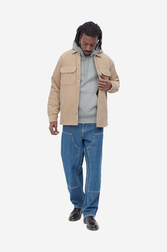 Carhartt WIP jacket Whitsome Shirt Jac I028827 beige AW22