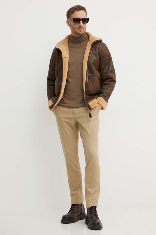 Alpha Industries rövid kabát B3 Arctic 108109.250 barna AW22