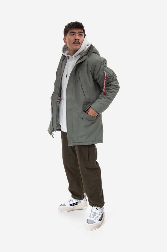 Bunda Alpha Industries Polar Jacket 108112.432 zelená AW22