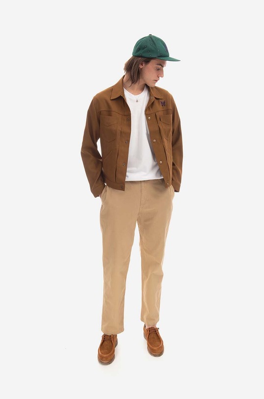 Bunda Needles Penny Jean Jacket - Poly Twill LQ171.BROWN hnedá AW22