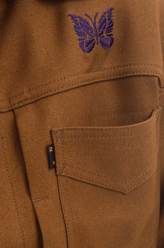 Bunda Needles Penny Jean Jacket - Poly Twill LQ171.BROWN hnedá