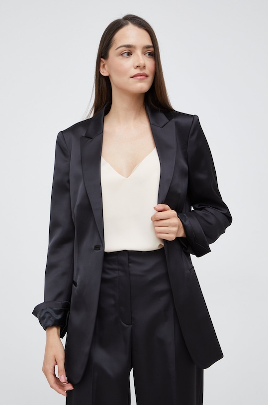 Calvin Klein marynarka tkanina czarny K20K204176.9BYY